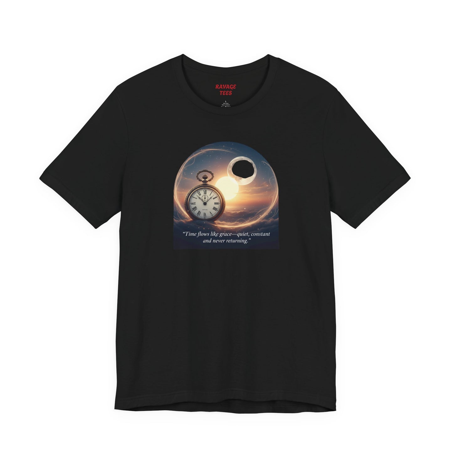Cosmic Time Tee, Unisex T-Shirt, Inspirational Quote Shirt, Gift for Dreamers, Galaxy Graphic Tee