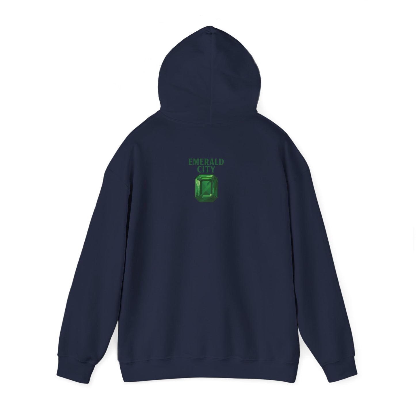 Seattle Bird & Floral Unisex Hoodie, Cozy Sweatshirt, Gift for Nature Lovers, Casual Wear, Travel Souvenir, Relaxed Style