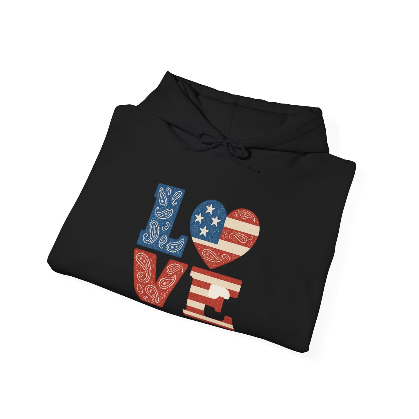 Unisex Hooded Sweatshirt with 'LOVE' Design - Cozy Gift for Friends, Valentine's Day, Casual Wear, Relaxation, Everyday Use