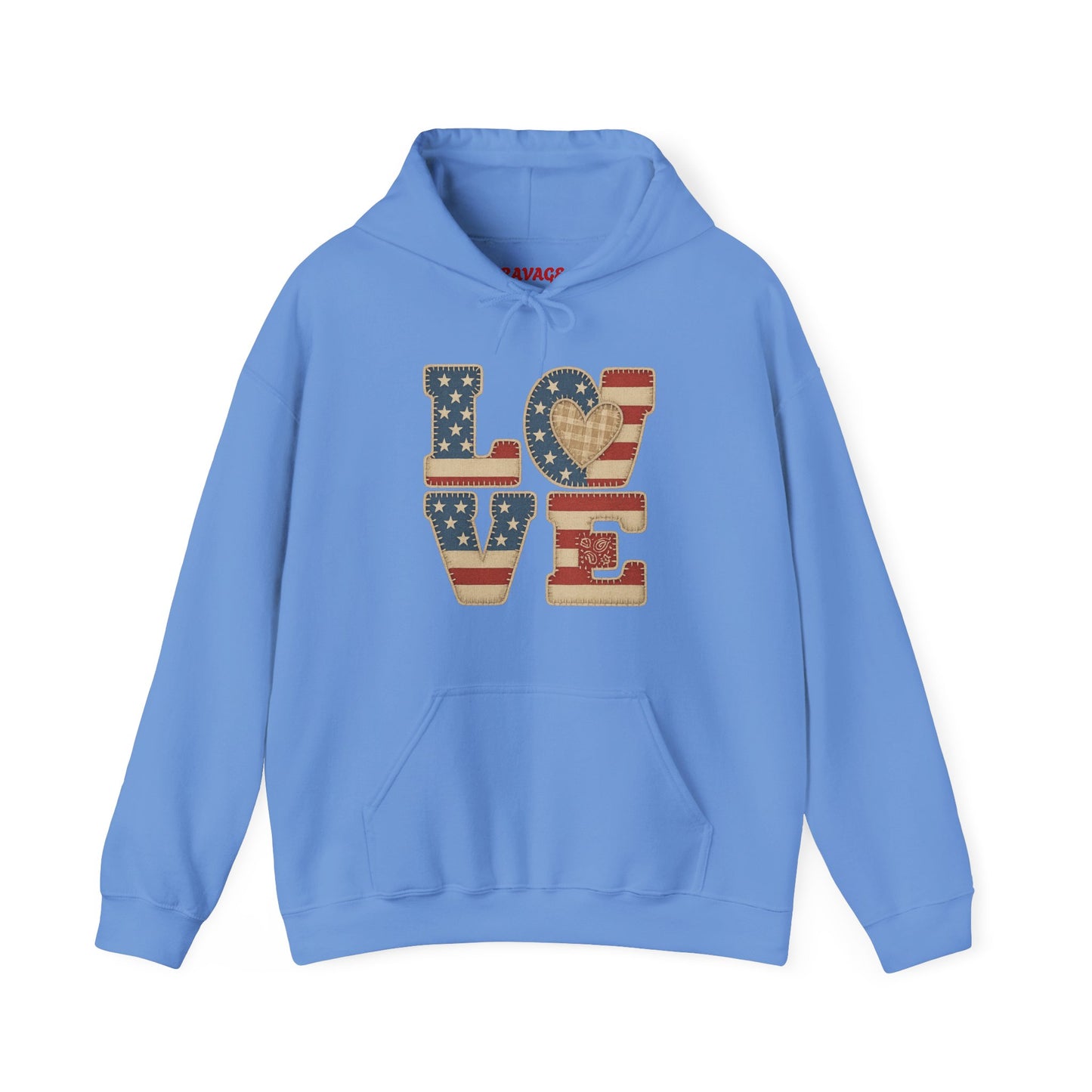 Unisex Hooded Sweatshirt with 'LOVE' Design - Cozy Gift for Friends, Valentine's Day, Casual Wear, Relaxation, Everyday Use