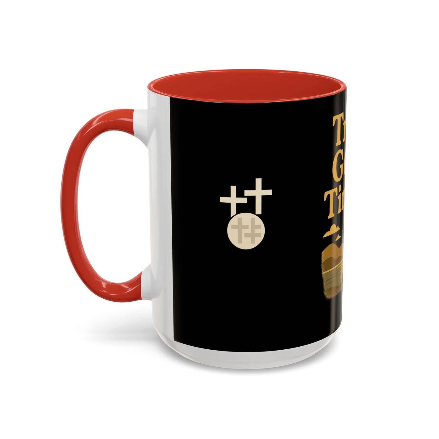 Trust God's Timing Christian Coffee Mug – Inspirational Accent Cup (11oz & 15oz), Faith-Based Gift for Coffee & Tea Lovers