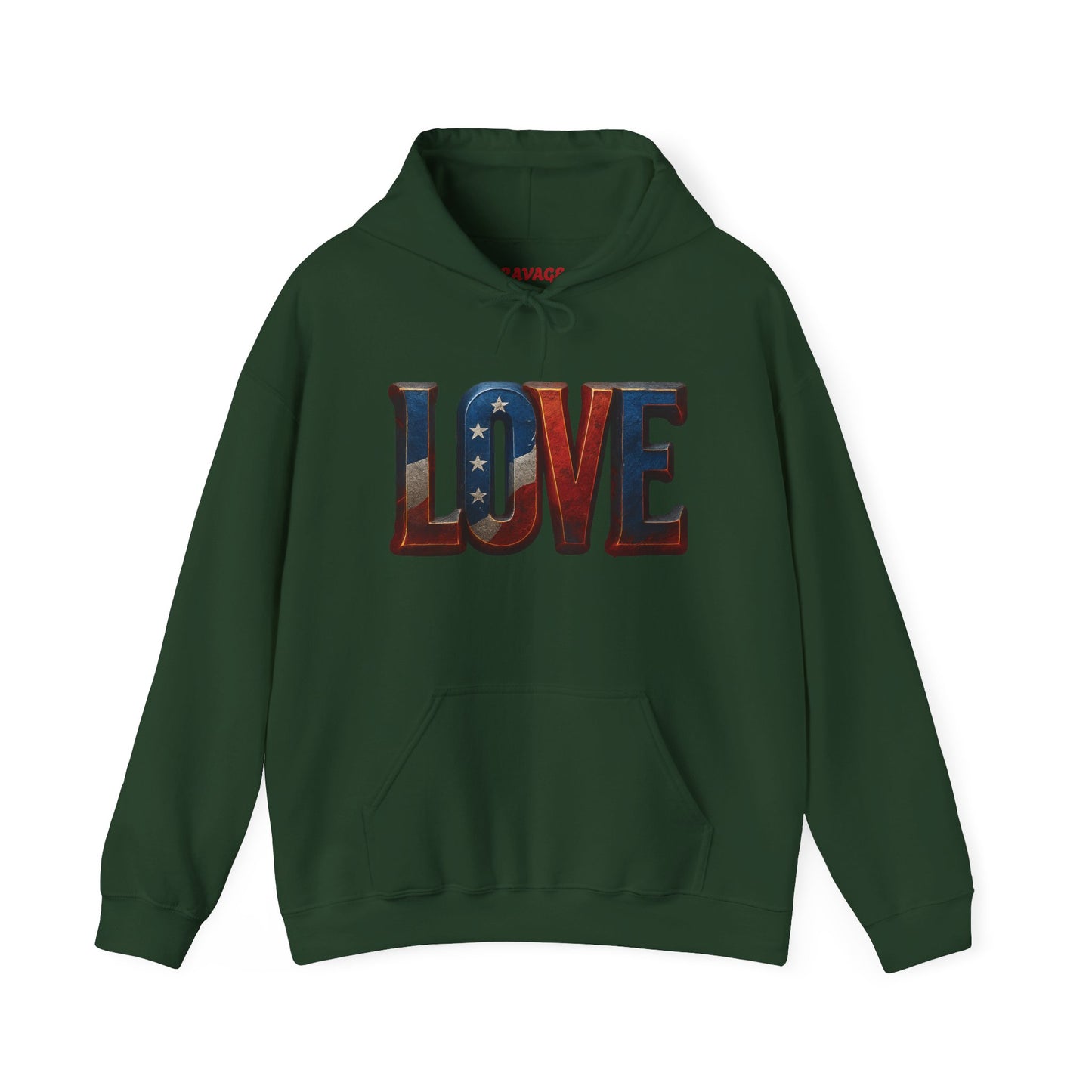 Unisex Hooded Sweatshirt with 'LOVE' Design - Cozy Gift for Friends, Valentine's Day, Casual Wear, Relaxation, Everyday Use