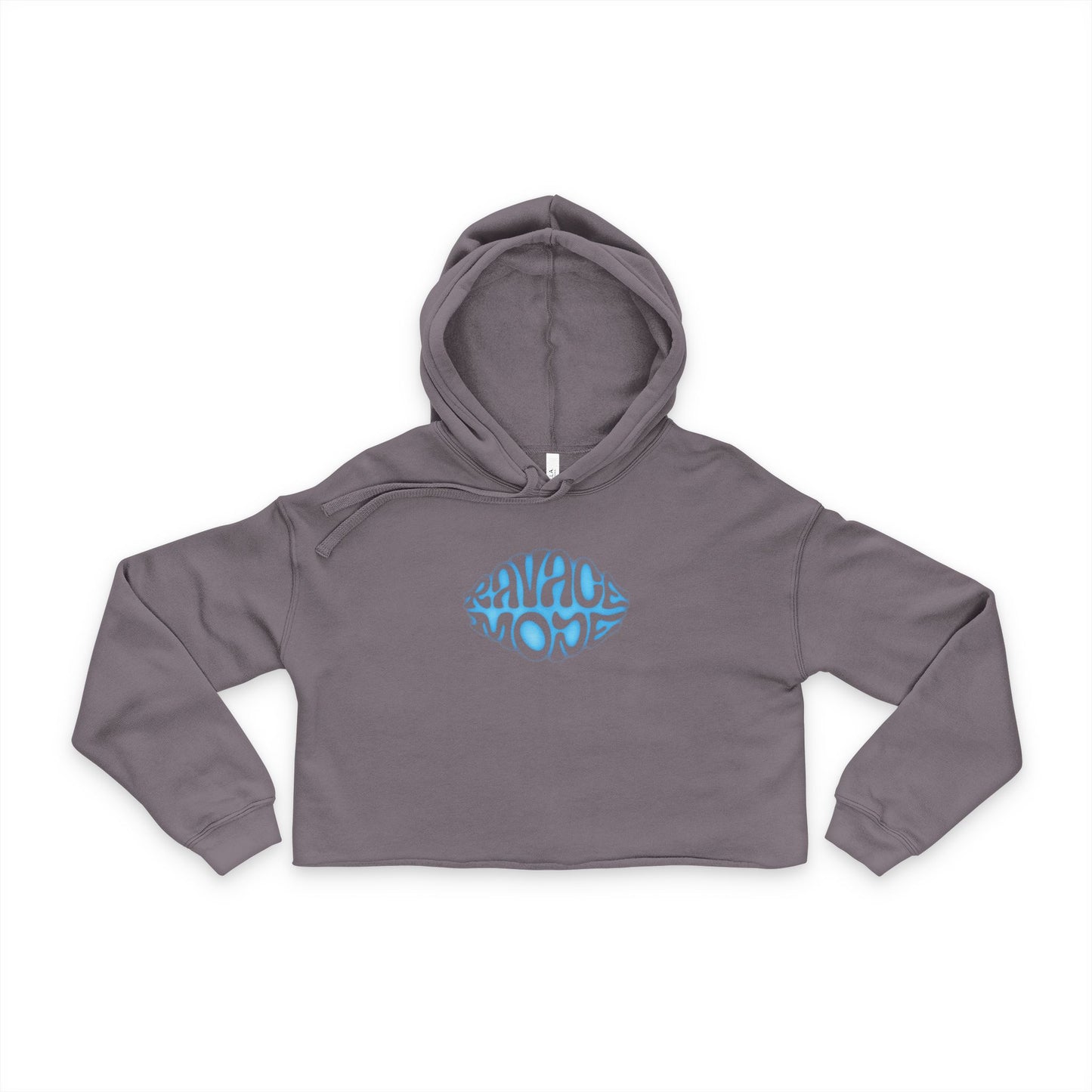 RAVAGE MODE Women's Cropped Hoodie, Trendy Crop Sweatshirt, Casual Streetwear, Gift for Her, Cool Summer Layer, Stylish Athleisure