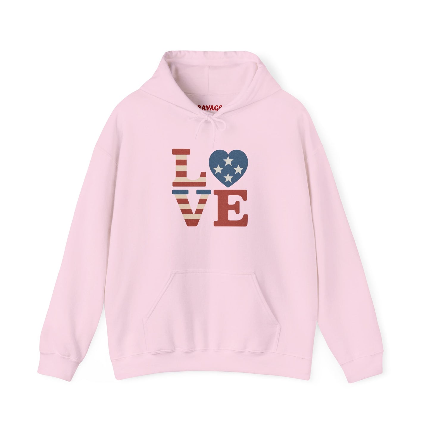 Unisex Hooded Sweatshirt with 'LOVE' Design - Cozy Gift for Friends, Valentine's Day, Casual Wear, Relaxation, Everyday Use