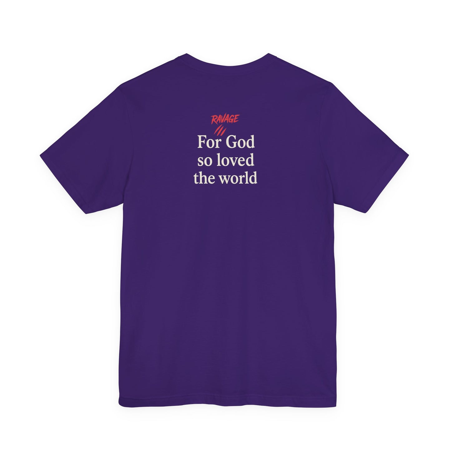 **JOHN 3:16 Faith-Inspired Unisex Tee – Christian Scripture T-Shirt, Religious Apparel, Inspirational Gift, Bible Verse Faith Shirt**