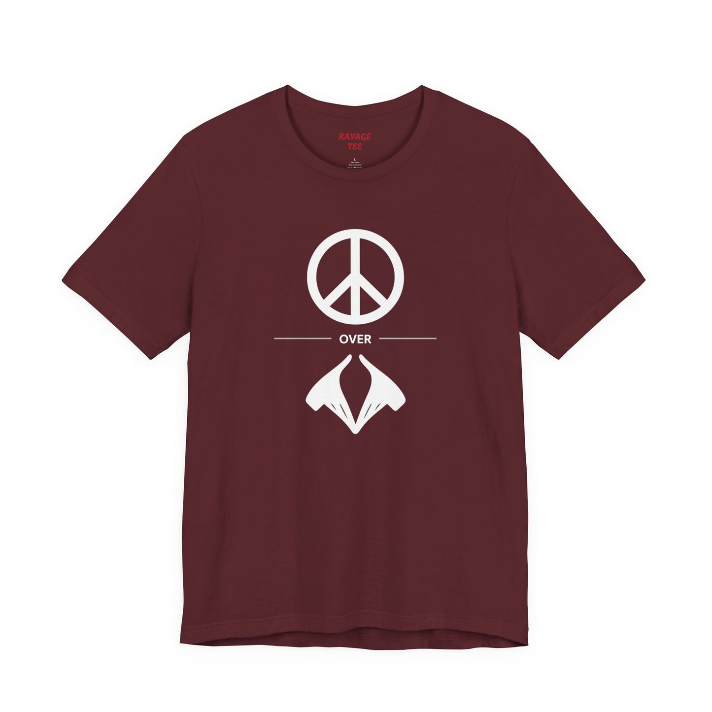 Peace Sign Unisex Jersey Tee, Casual Wear, Gift for Friends, Summer Fashion, Festival Outfit, Eco-Friendly Apparel