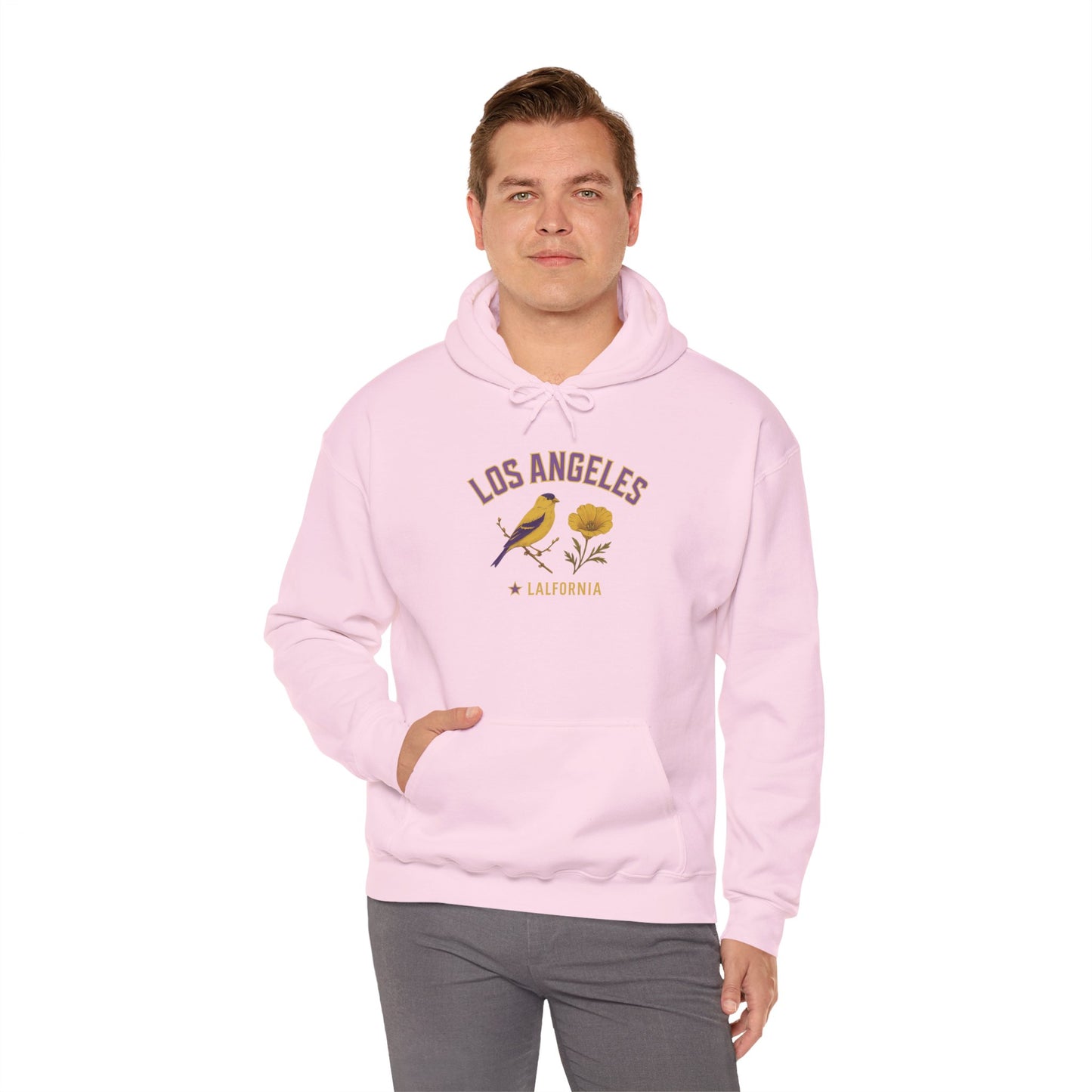 LOS ANGELES Vintage Hoodie | Retro Style Hooded Sweatshirt, Cozy Fall & Winter Wear, Travel Gift for Atlanta Lovers