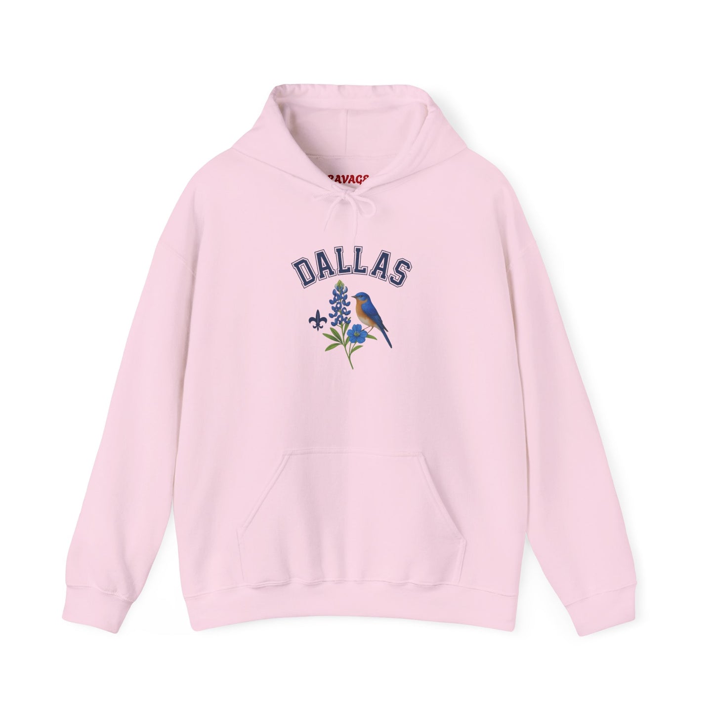 DALLAS Unisex Hoodie – Cozy Sweatshirt, Casual Travel Souvenir, Relaxed Streetwear Gift for Nature & City Lovers