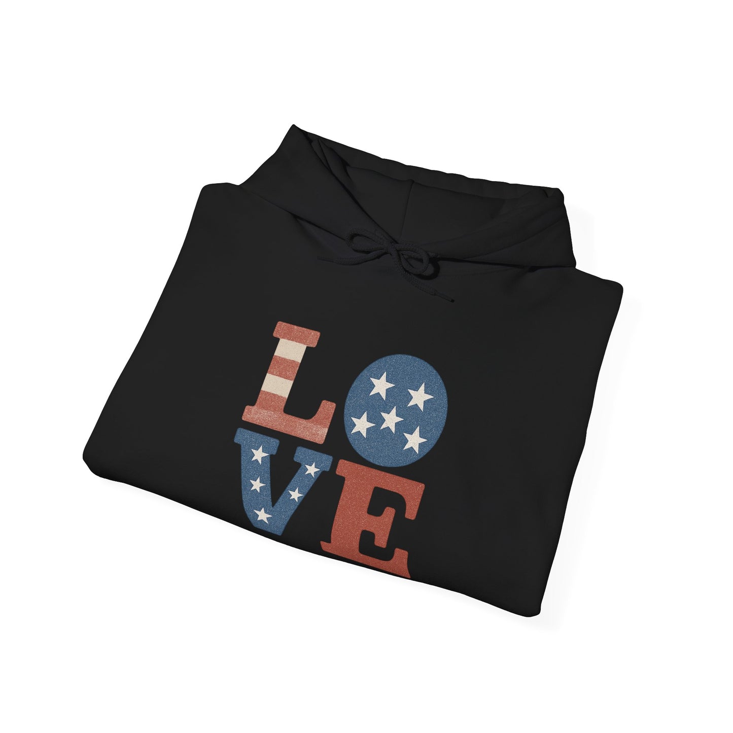 Unisex Hooded Sweatshirt with 'LOVE' Design - Cozy Gift for Friends, Valentine's Day, Casual Wear, Relaxation, Everyday Use