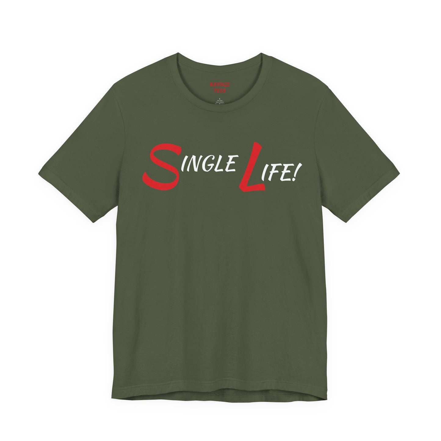Fun & Playful Single Life Tee – Quirky Casual Shirt for Summer, Friendship Celebrations & Gifts for Singles