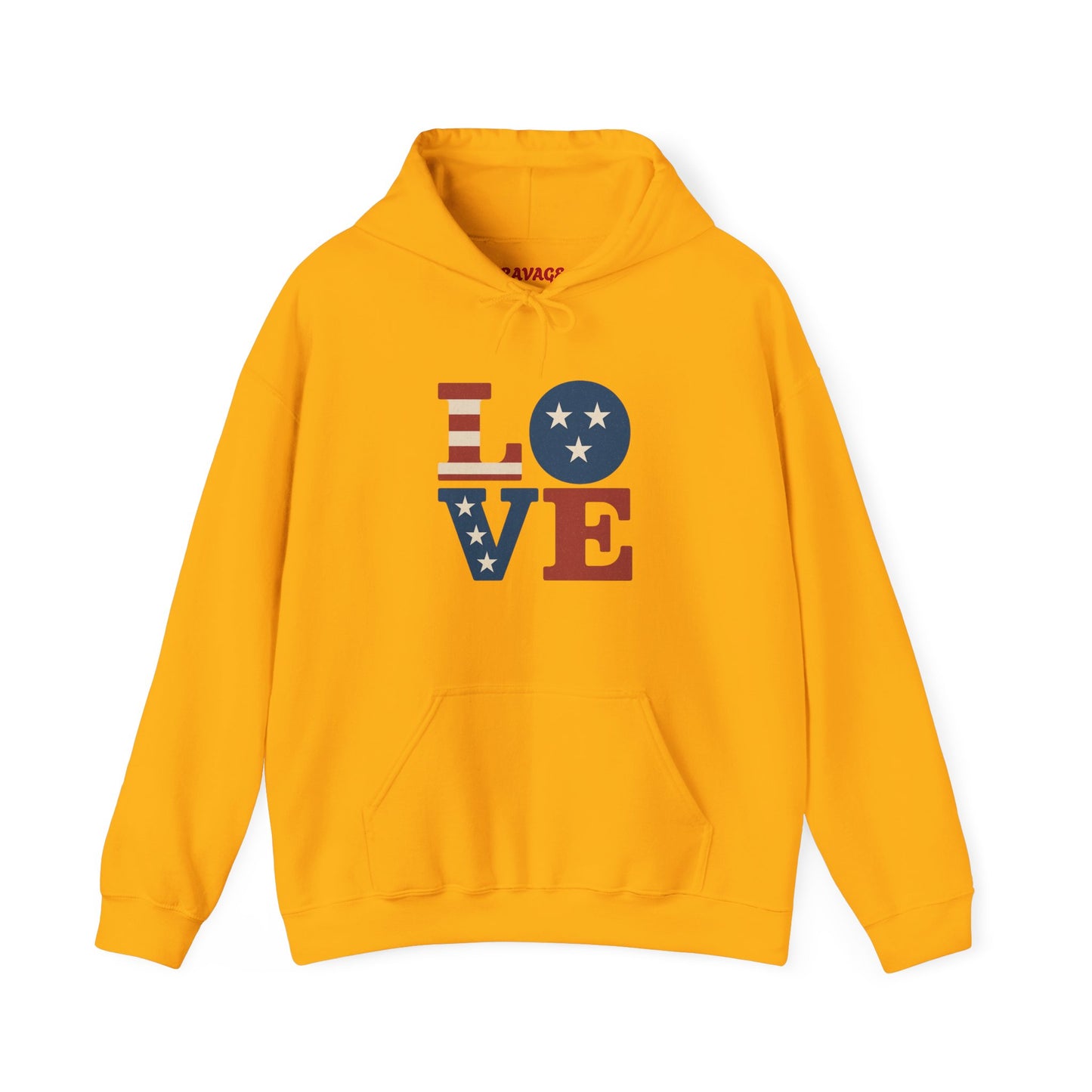 Unisex Hooded Sweatshirt with 'LOVE' Design - Cozy Gift for Friends, Valentine's Day, Casual Wear, Relaxation, Everyday Use