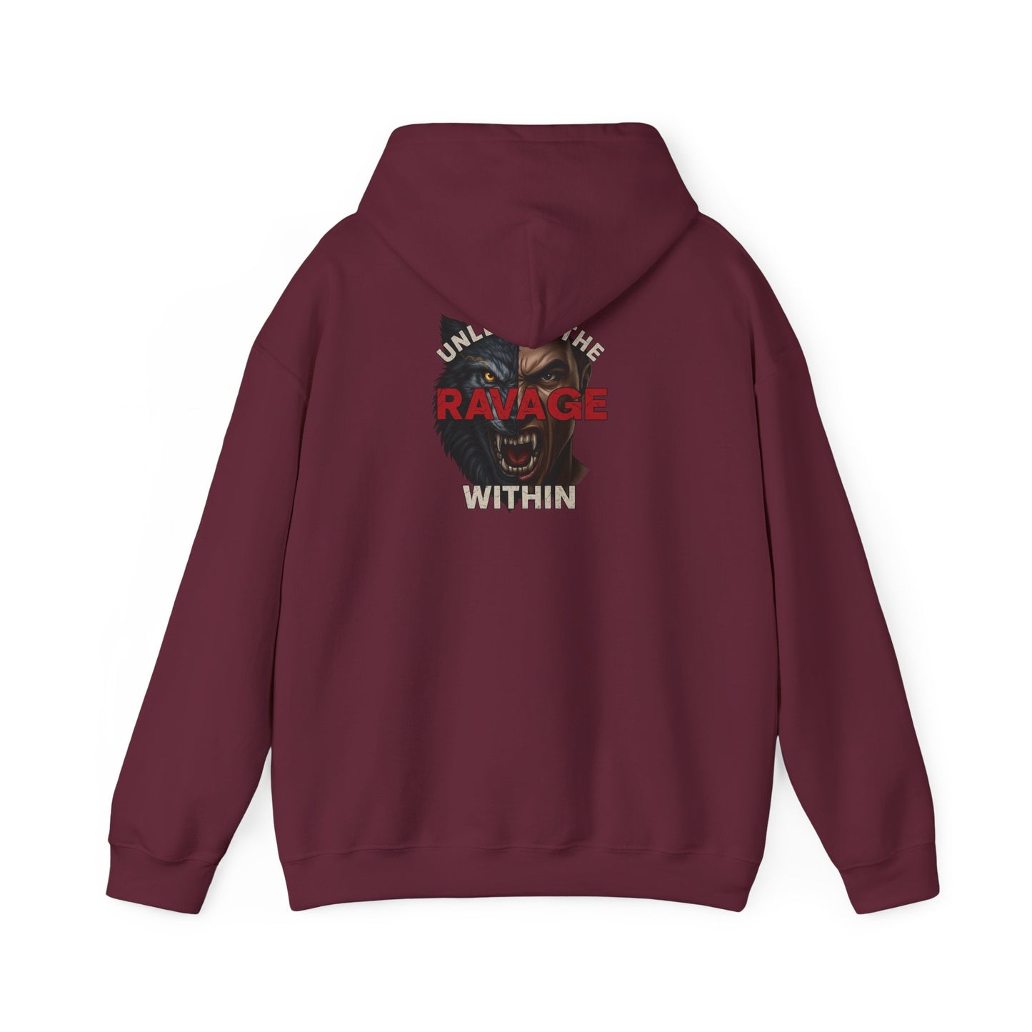 Unleash the Ravage Within Hoodie, Motivational Sweatshirt for Fitness Lovers, Cozy Hoodie for Gym, Gift for Athletes, Unisex Sweatshirt