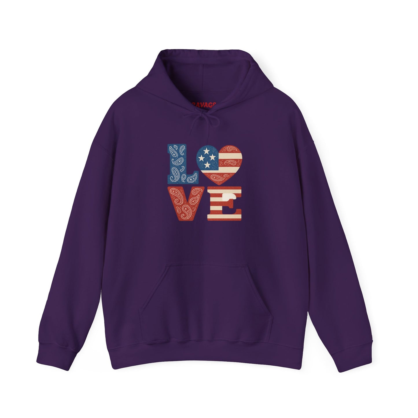 Unisex Hooded Sweatshirt with 'LOVE' Design - Cozy Gift for Friends, Valentine's Day, Casual Wear, Relaxation, Everyday Use