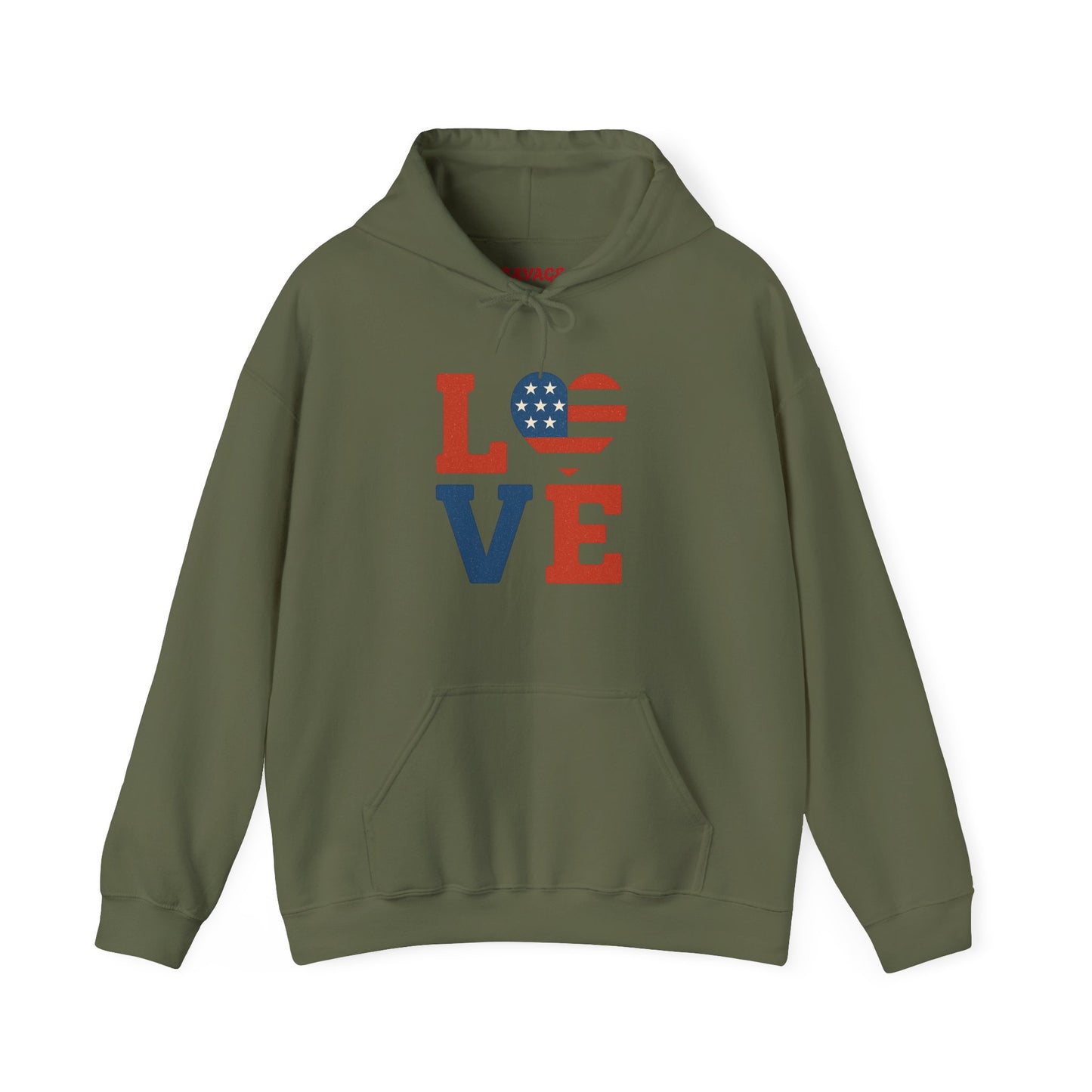 Unisex Hooded Sweatshirt with 'LOVE' Design - Cozy Gift for Friends, Valentine's Day, Casual Wear, Relaxation, Everyday Use
