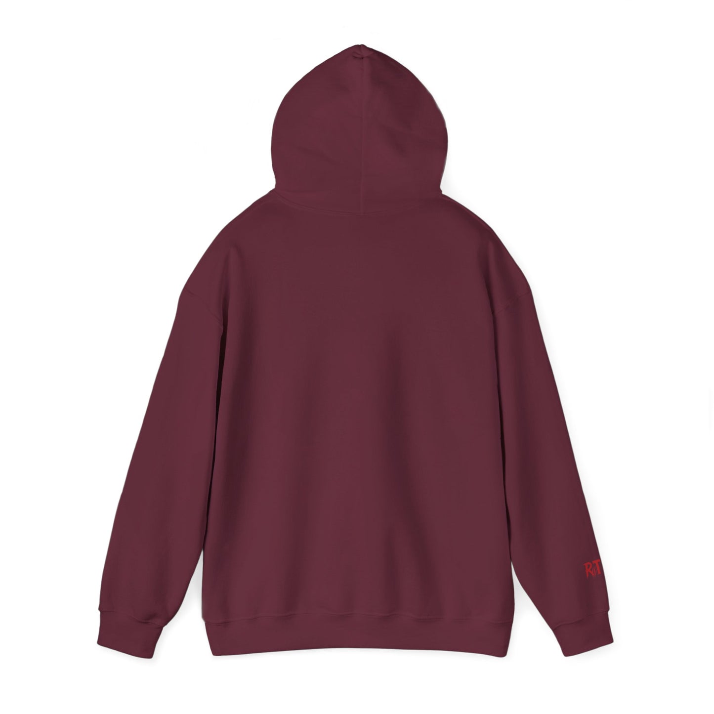 RAVAGE-Mindful Motivation Hooded Sweatshirt, Cozy Pullover, Fitness Apparel, Yoga Gear, Gift for Athletes, Relaxation Wear
