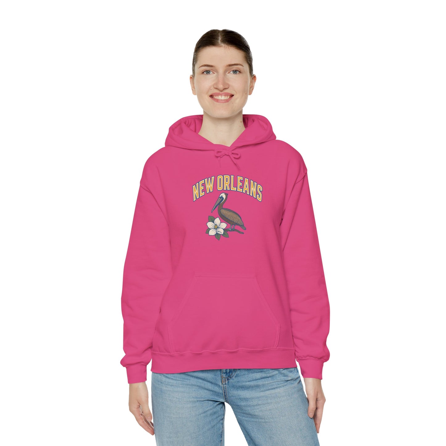 NEW ORLEANS -THE BIG EASY Unisex Hoodie – Cozy Sweatshirt, Casual Travel Souvenir, Relaxed Streetwear Gift for Nature & City Lovers