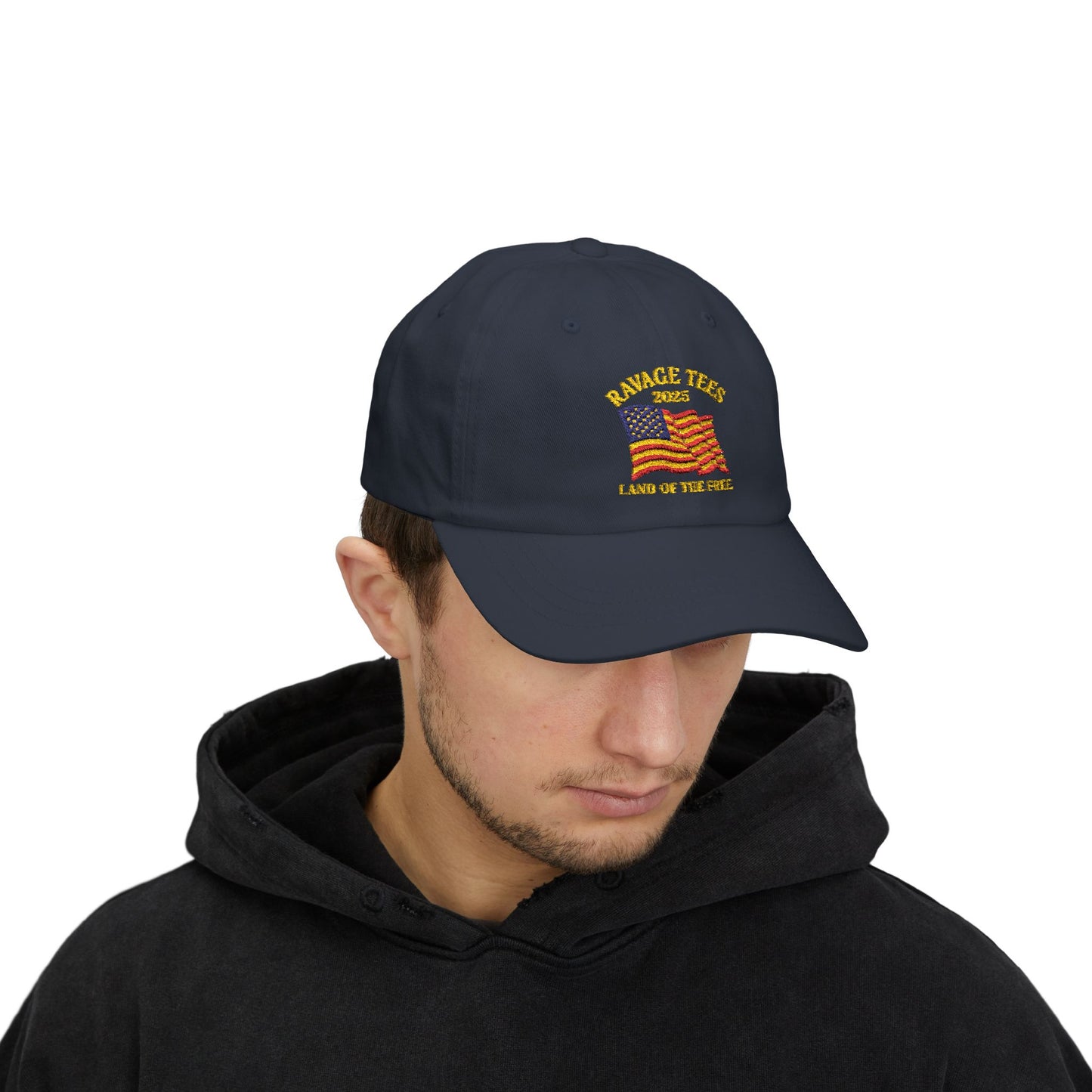 RAVAGE Embroidered Cap — American Flag