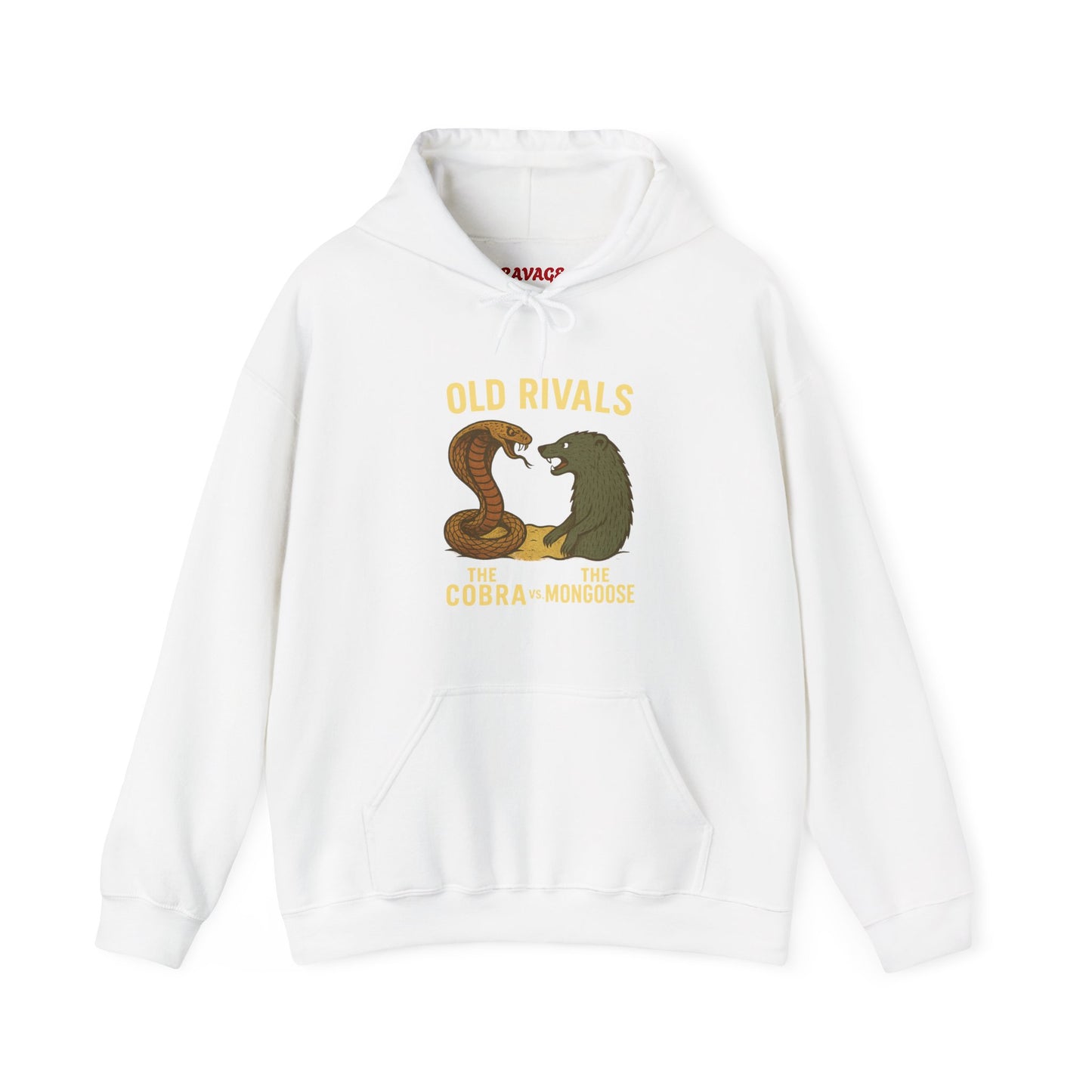 Old Rivals Graphic Hoodie, Unisex Heavy Blend™ Sweatshirt, Cozy Style, Best Gift for Friends, Casual Wear, Perfect for Fall and Winter