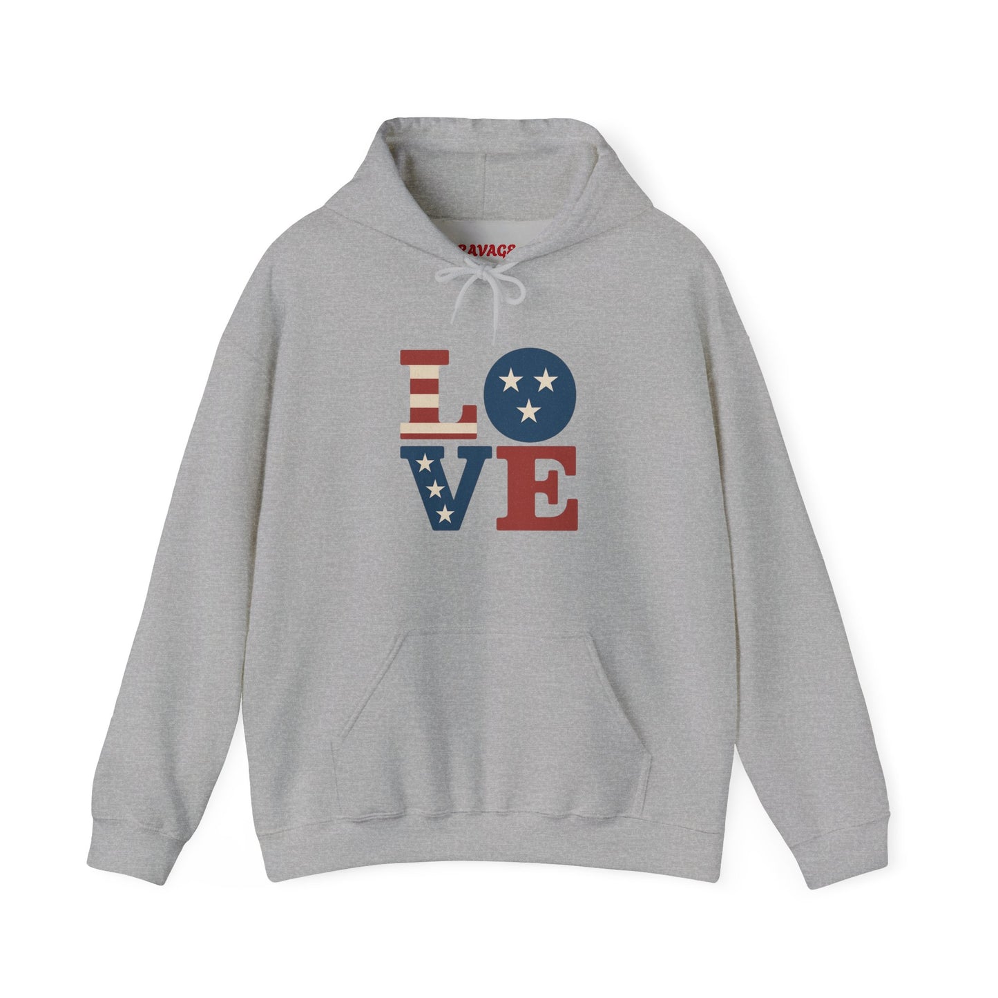 Unisex Hooded Sweatshirt with 'LOVE' Design - Cozy Gift for Friends, Valentine's Day, Casual Wear, Relaxation, Everyday Use