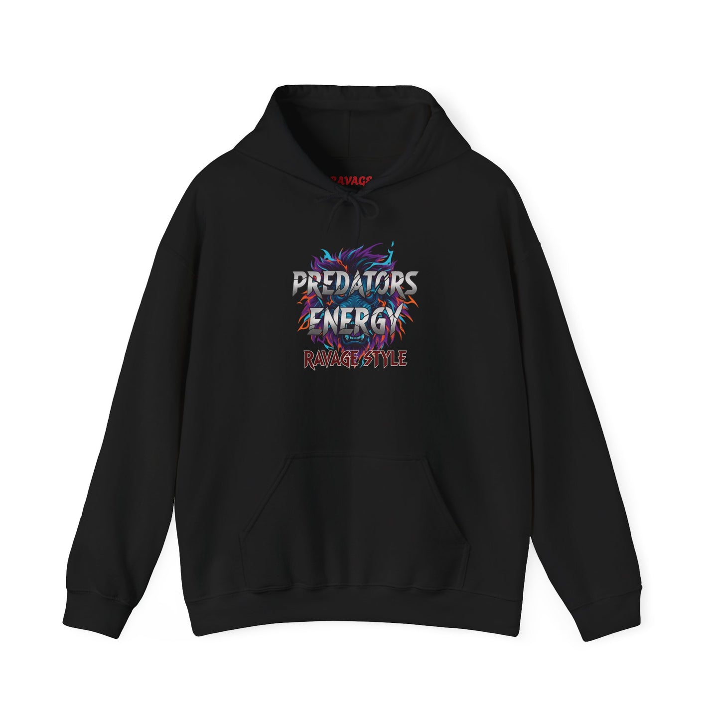 Predators Energy RAVAGE STYLE Hoodie – Bold Unisex Sweatshirt for Gamers, Streetwear Fans & Casual Comfort Gift