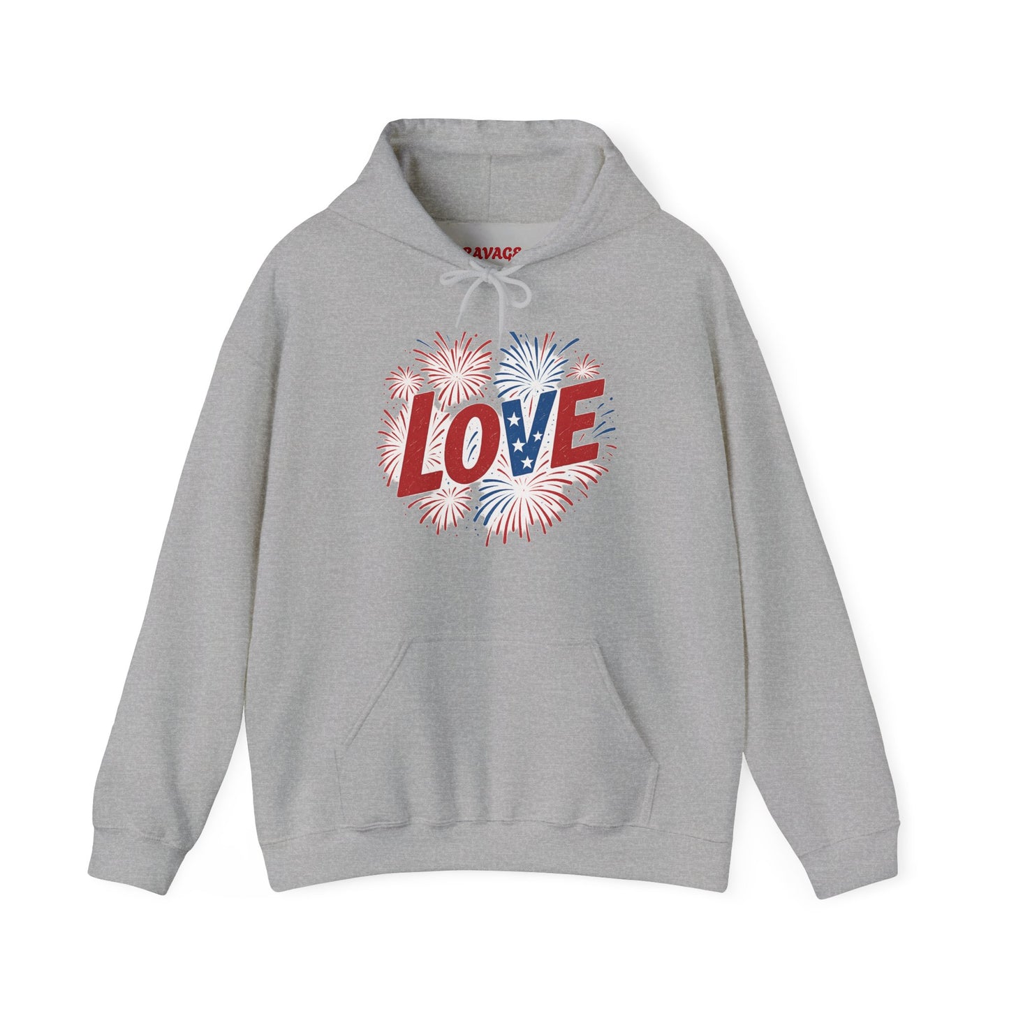 Unisex Hooded Sweatshirt with 'LOVE' Design - Cozy Gift for Friends, Valentine's Day, Casual Wear, Relaxation, Everyday Use