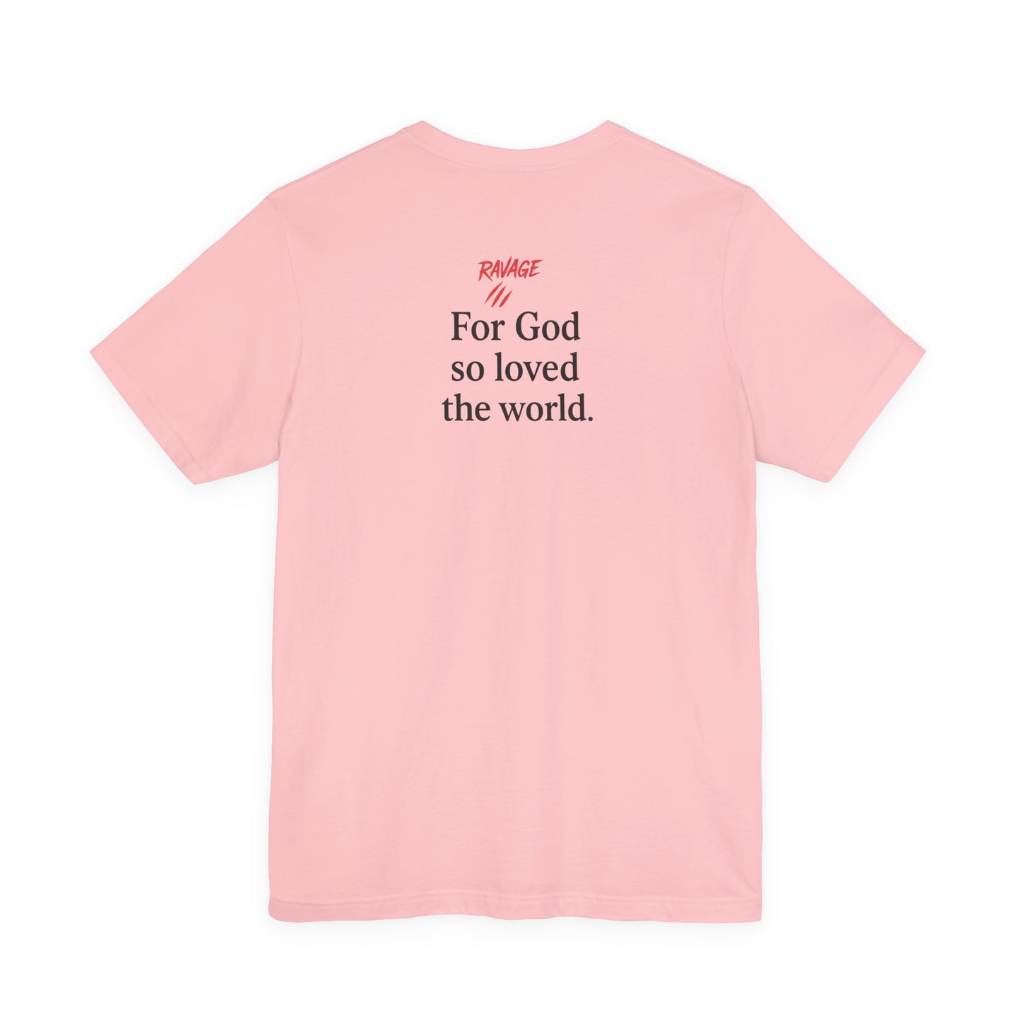 **JOHN 3:16 Faith-Inspired Unisex Tee – Christian Scripture T-Shirt, Religious Apparel, Inspirational Gift, Bible Verse Faith Shirt**