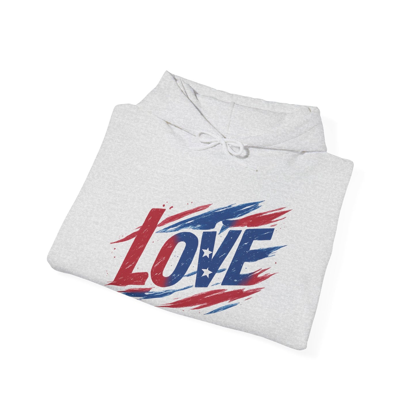 Unisex Hooded Sweatshirt with 'LOVE' Design - Cozy Gift for Friends, Valentine's Day, Casual Wear, Relaxation, Everyday Use