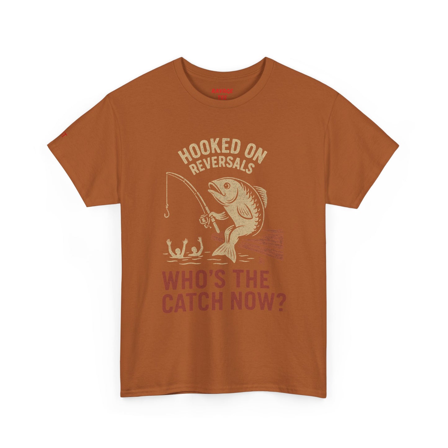 Hooked on Reversals Fishing Tee - Unisex Cotton T-Shirt for Fishing Lovers, Great for Outdoors, Gift for Dad, Summer Apparel, Casual Wear