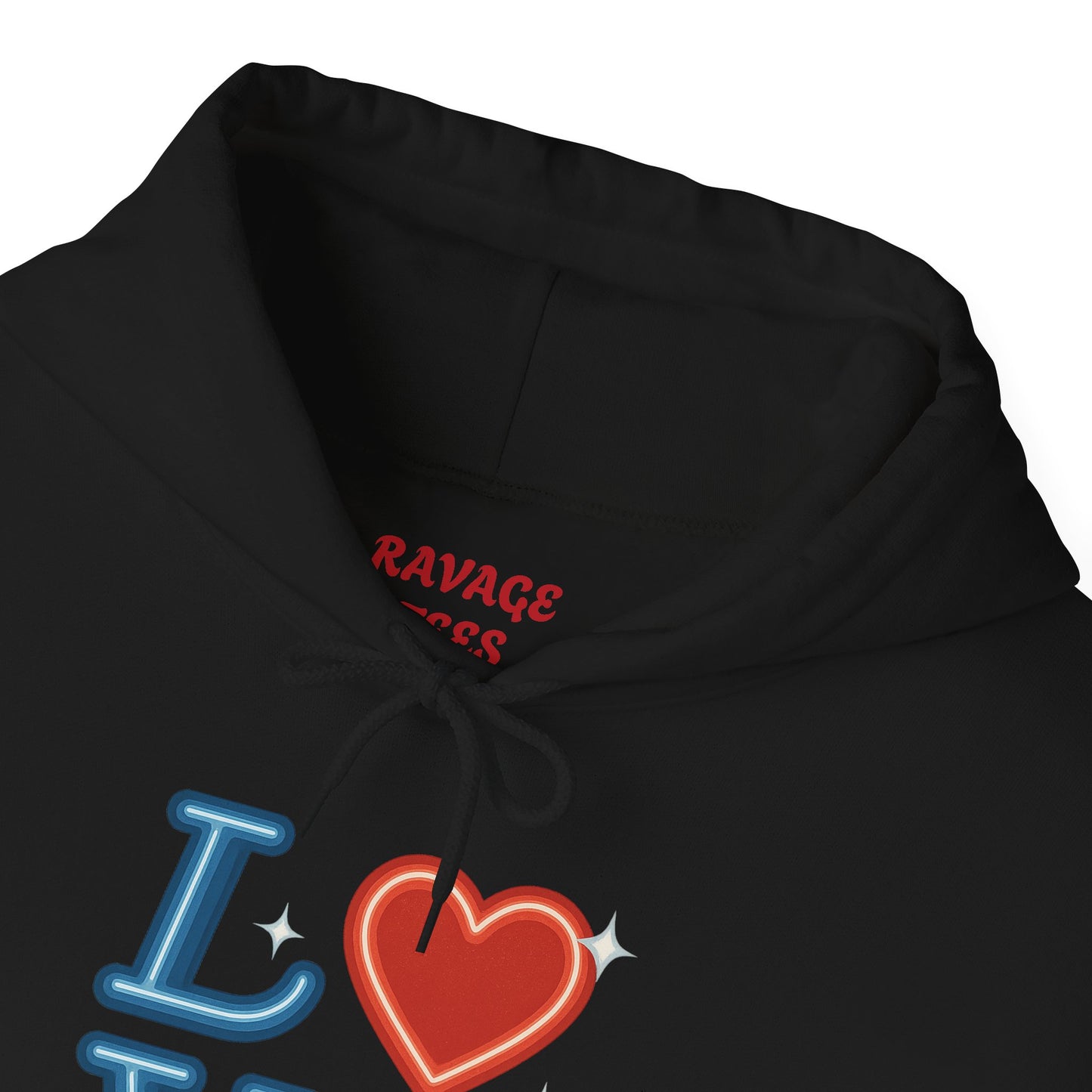 Unisex Hooded Sweatshirt with 'LOVE' Design - Cozy Gift for Friends, Valentine's Day, Casual Wear, Relaxation, Everyday Use