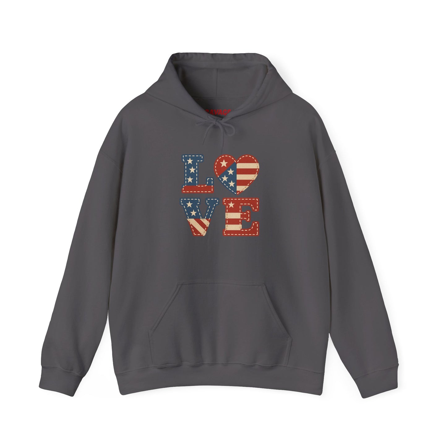 Unisex Hooded Sweatshirt with 'LOVE' Design - Cozy Gift for Friends, Valentine's Day, Casual Wear, Relaxation, Everyday Use