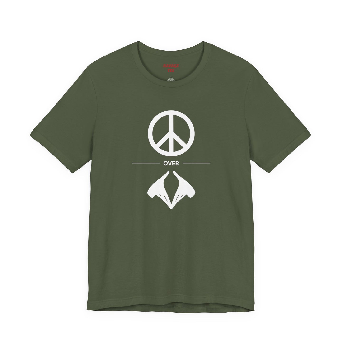 Peace Sign Unisex Jersey Tee, Casual Wear, Gift for Friends, Summer Fashion, Festival Outfit, Eco-Friendly Apparel