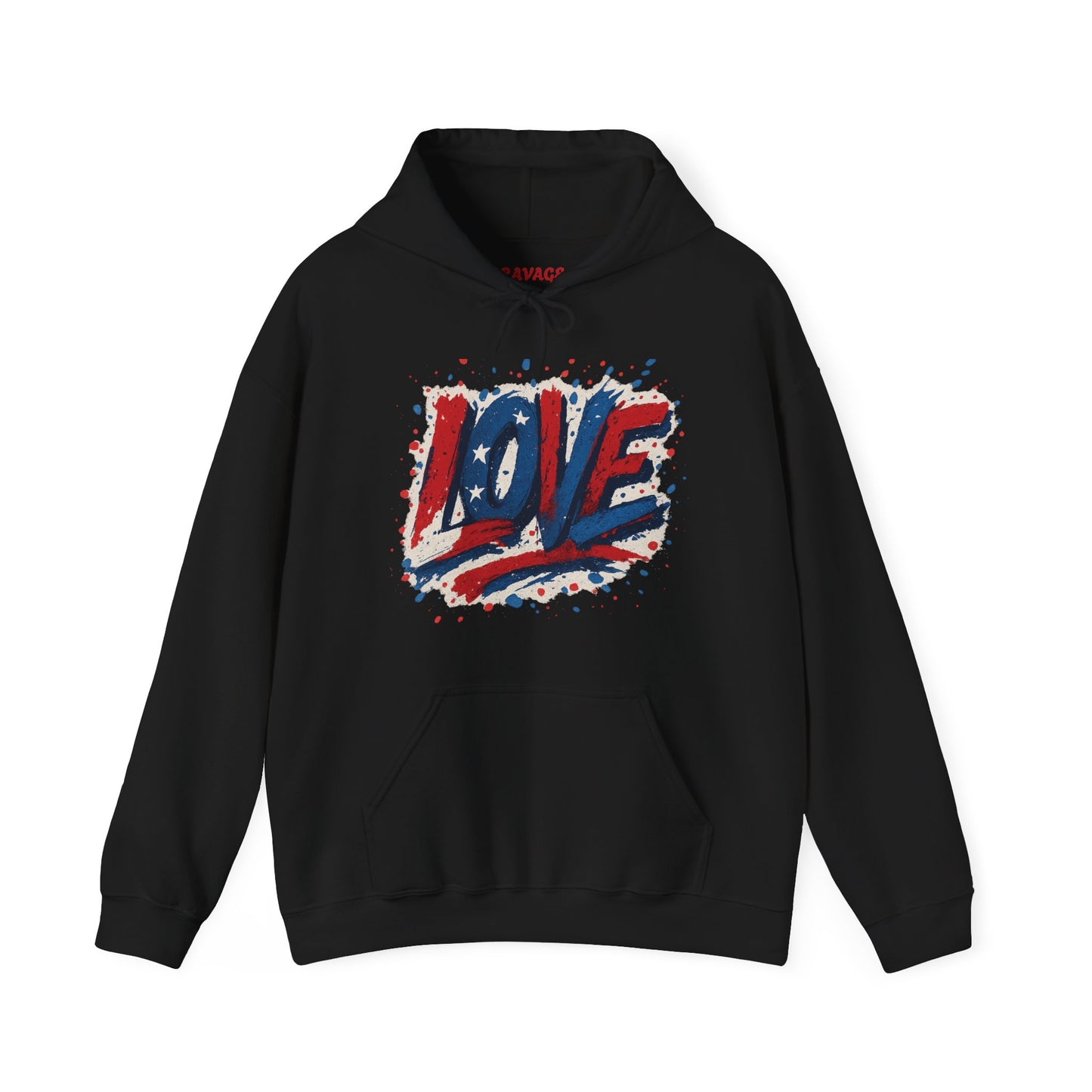 Unisex Hooded Sweatshirt with 'LOVE' Design - Cozy Gift for Friends, Valentine's Day, Casual Wear, Relaxation, Everyday Use
