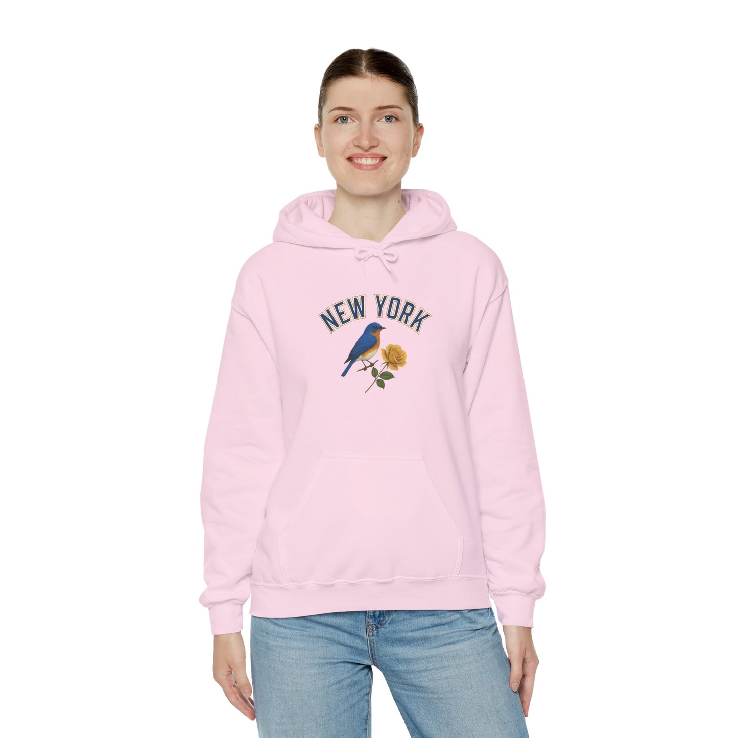NEW YORK "THE EMPIRE STATE" Unisex Hoodie – Cozy Sweatshirt, Casual Travel Souvenir, Relaxed Streetwear Gift for Nature & City Lovers