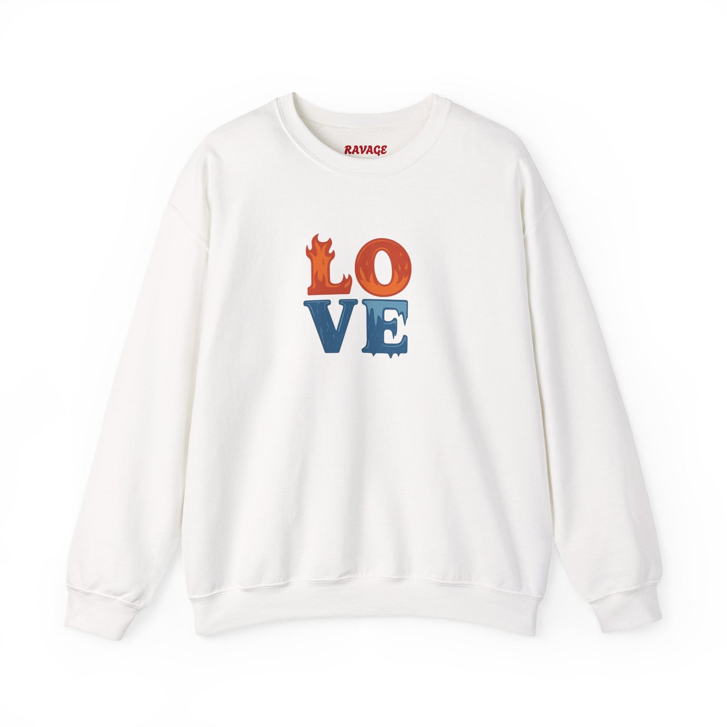 Patriotic Love Sweatshirt | Unisex Crewneck, Cozy Top for Celebrations, Gifts, Independence Day, Casual Style, Everyday Comfort