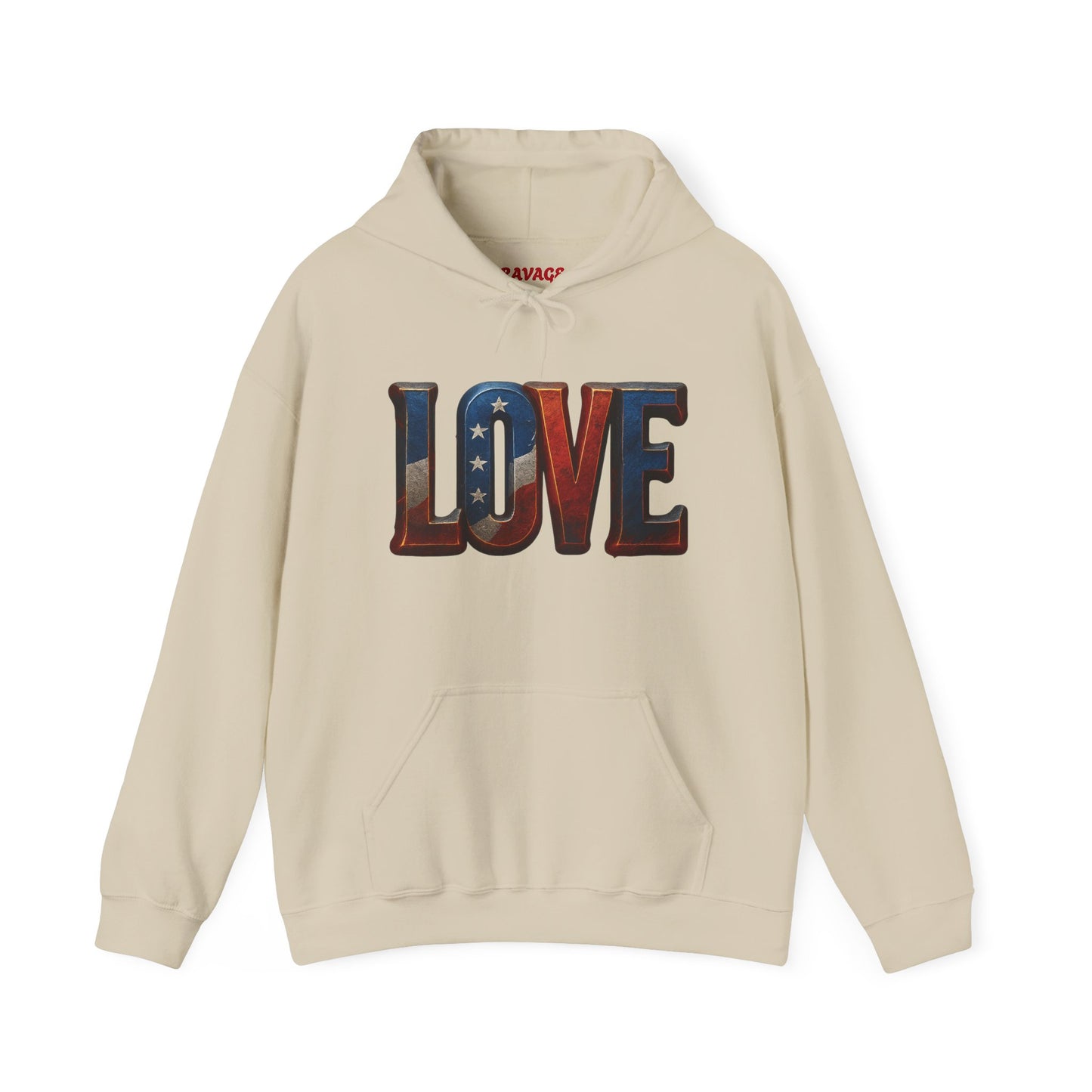 Unisex Hooded Sweatshirt with 'LOVE' Design - Cozy Gift for Friends, Valentine's Day, Casual Wear, Relaxation, Everyday Use