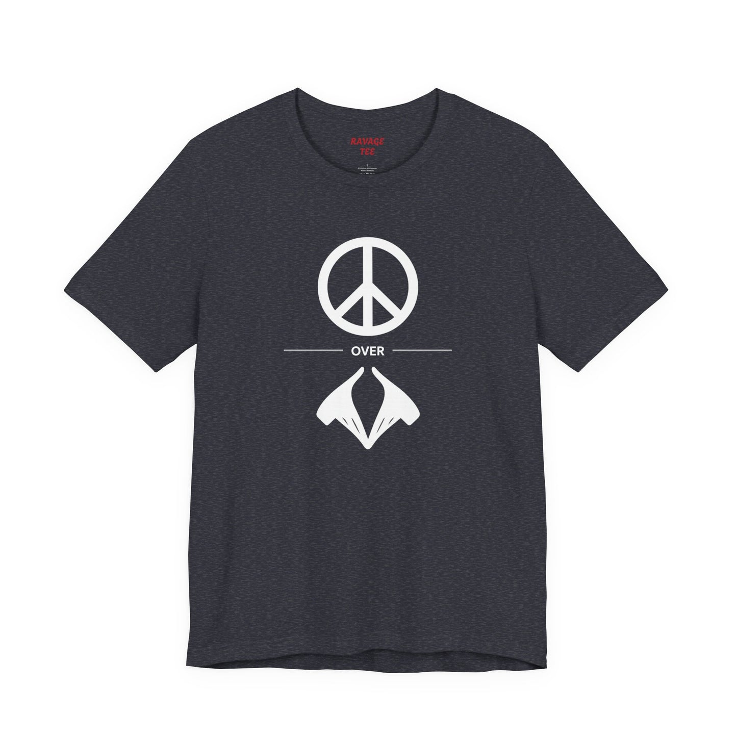 Peace Sign Unisex Jersey Tee, Casual Wear, Gift for Friends, Summer Fashion, Festival Outfit, Eco-Friendly Apparel