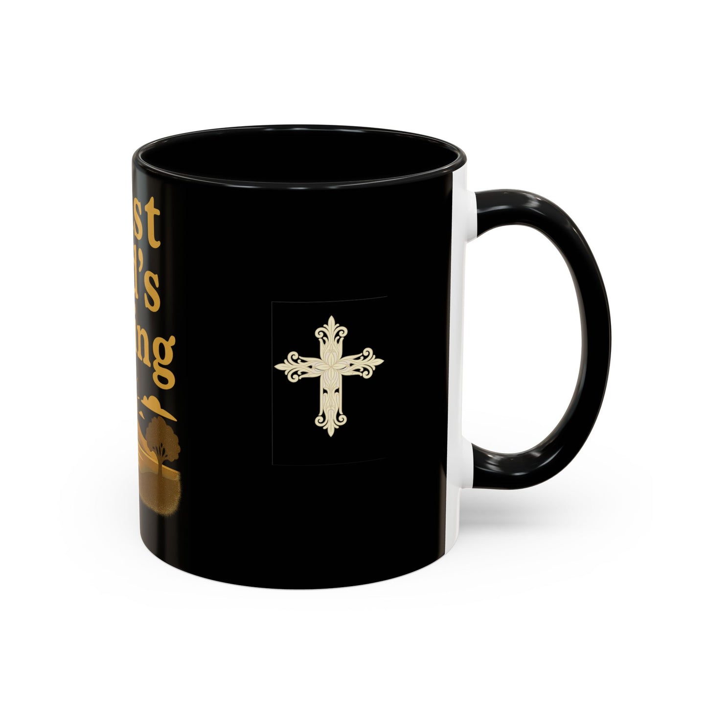 Trust God's Timing Christian Coffee Mug – Inspirational Accent Cup (11oz & 15oz), Faith-Based Gift for Coffee & Tea Lovers