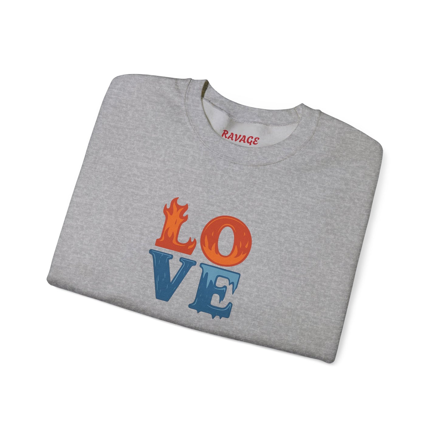 Patriotic Love Sweatshirt | Unisex Crewneck, Cozy Top for Celebrations, Gifts, Independence Day, Casual Style, Everyday Comfort