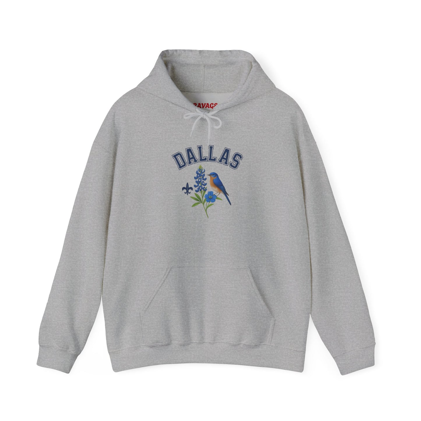 DALLAS Unisex Hoodie – Cozy Sweatshirt, Casual Travel Souvenir, Relaxed Streetwear Gift for Nature & City Lovers
