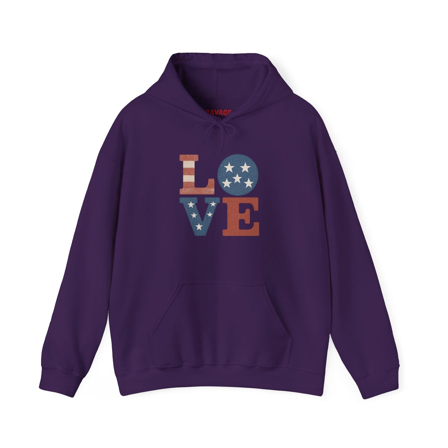 Unisex Hooded Sweatshirt with 'LOVE' Design - Cozy Gift for Friends, Valentine's Day, Casual Wear, Relaxation, Everyday Use