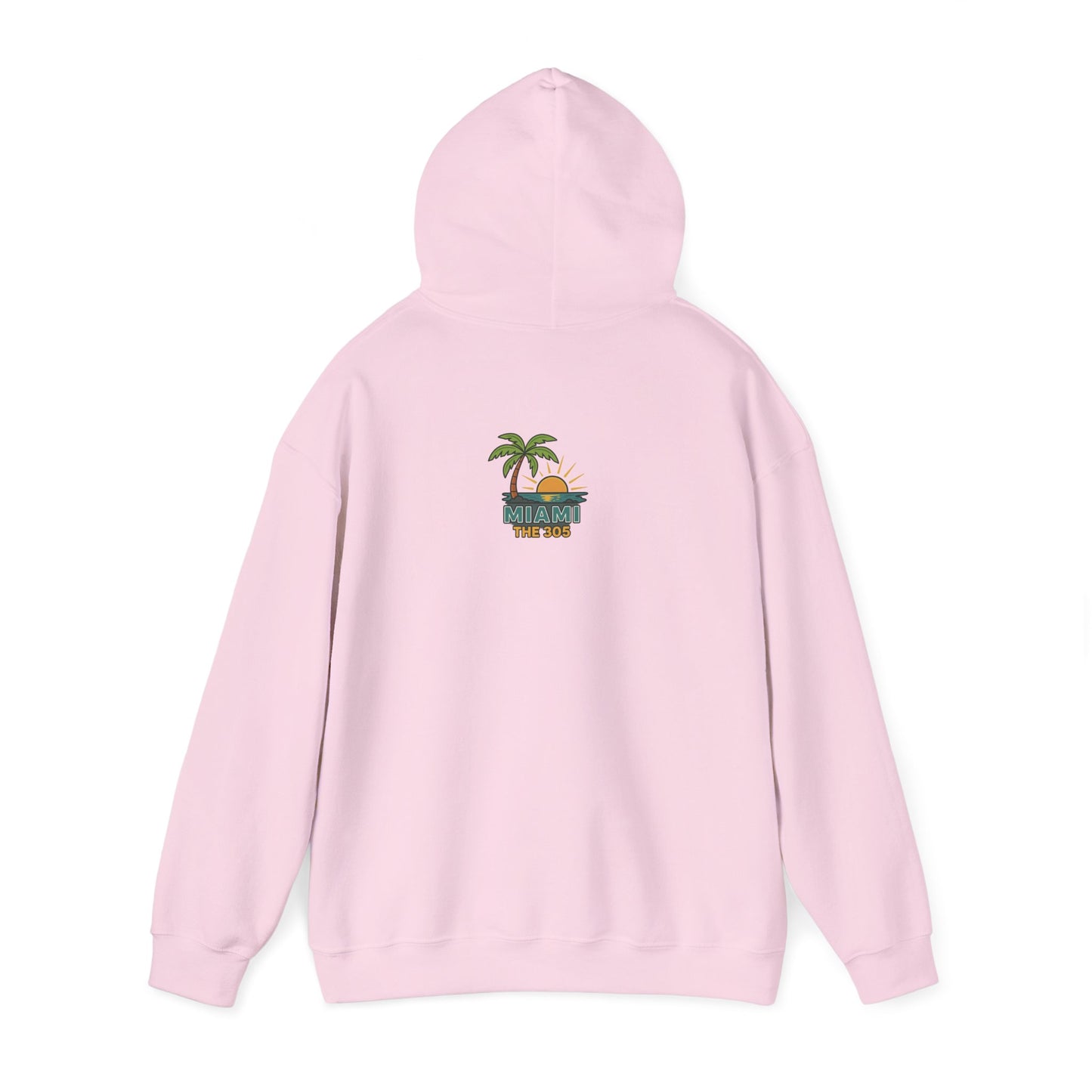 MIAMI THE 305 Unisex Hoodie – Cozy Sweatshirt, Casual Travel Souvenir, Relaxed Streetwear Gift for Nature & City Lovers
