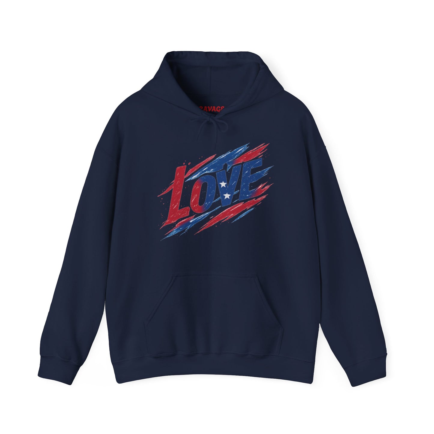 Unisex Hooded Sweatshirt with 'LOVE' Design - Cozy Gift for Friends, Valentine's Day, Casual Wear, Relaxation, Everyday Use