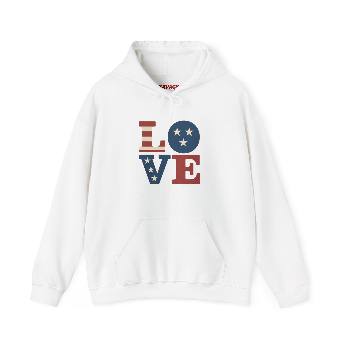 Unisex Hooded Sweatshirt with 'LOVE' Design - Cozy Gift for Friends, Valentine's Day, Casual Wear, Relaxation, Everyday Use