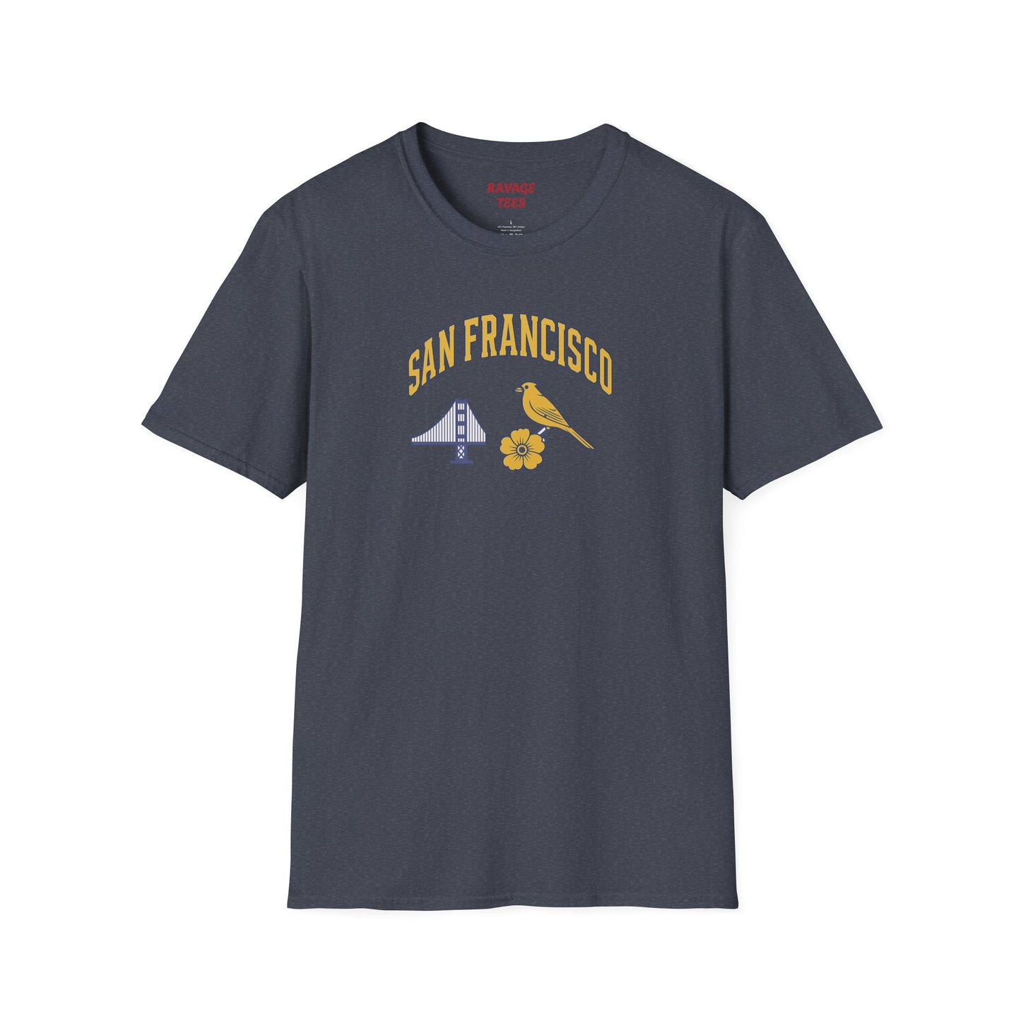 SAN FRANCISCO Vibes Unisex T-Shirt – Casual Summer Tee, Beachwear, Travel Outfit, Vacation Style, Gift for Him or Her