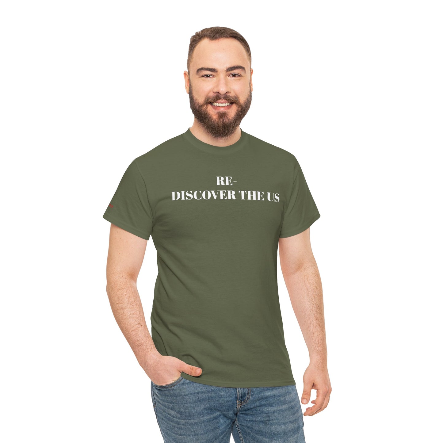 Re-Discover the U.S. Urban Cityscape Tee - Unisex Heavy Cotton Tee