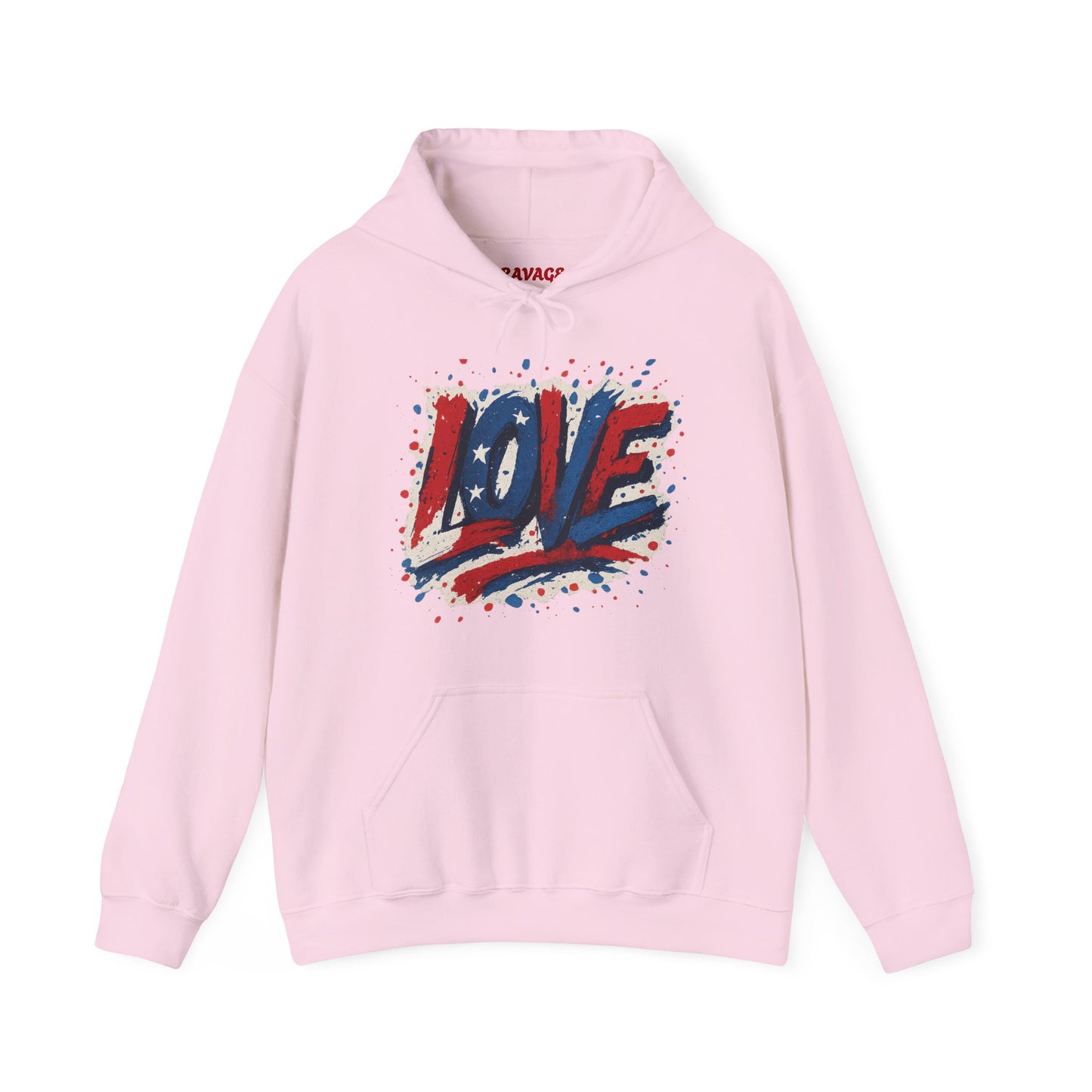 Unisex Hooded Sweatshirt with 'LOVE' Design - Cozy Gift for Friends, Valentine's Day, Casual Wear, Relaxation, Everyday Use