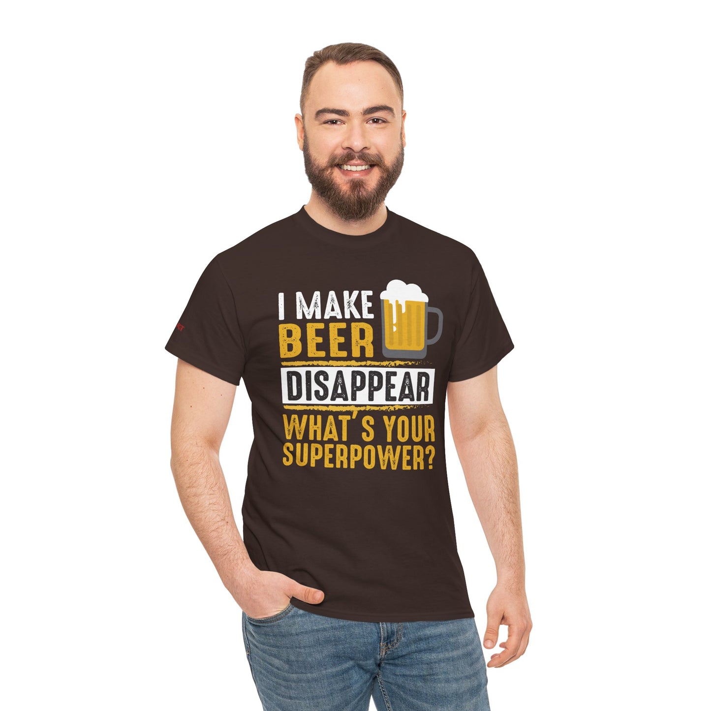 Unisex Beer Superpower Tee | Funny T-Shirt for Beer Lovers