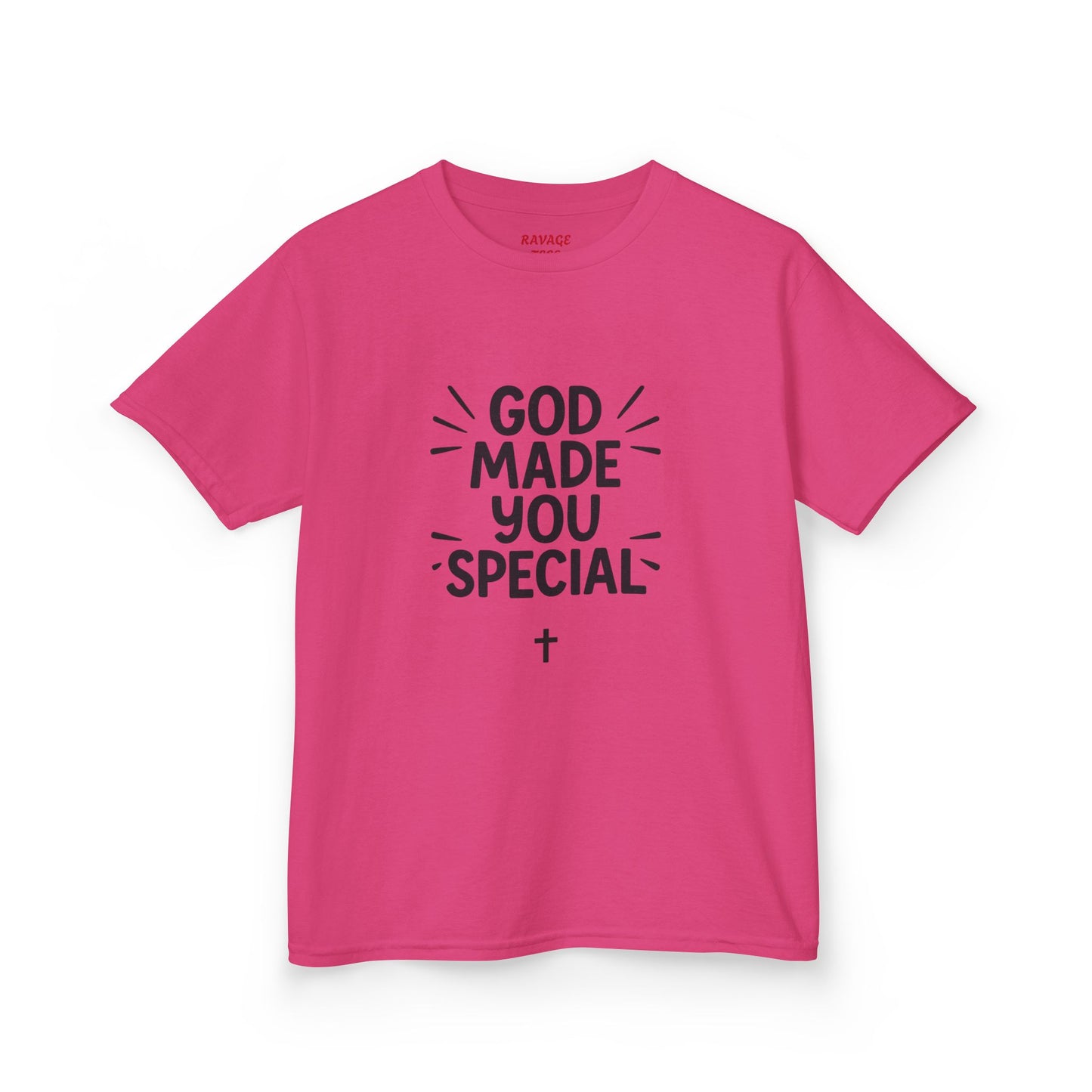 Kids Christian T-Shirt, God Made You Special Tee, Youth Religious Apparel, Faith-Based Gift, Inspirational Kids Wear