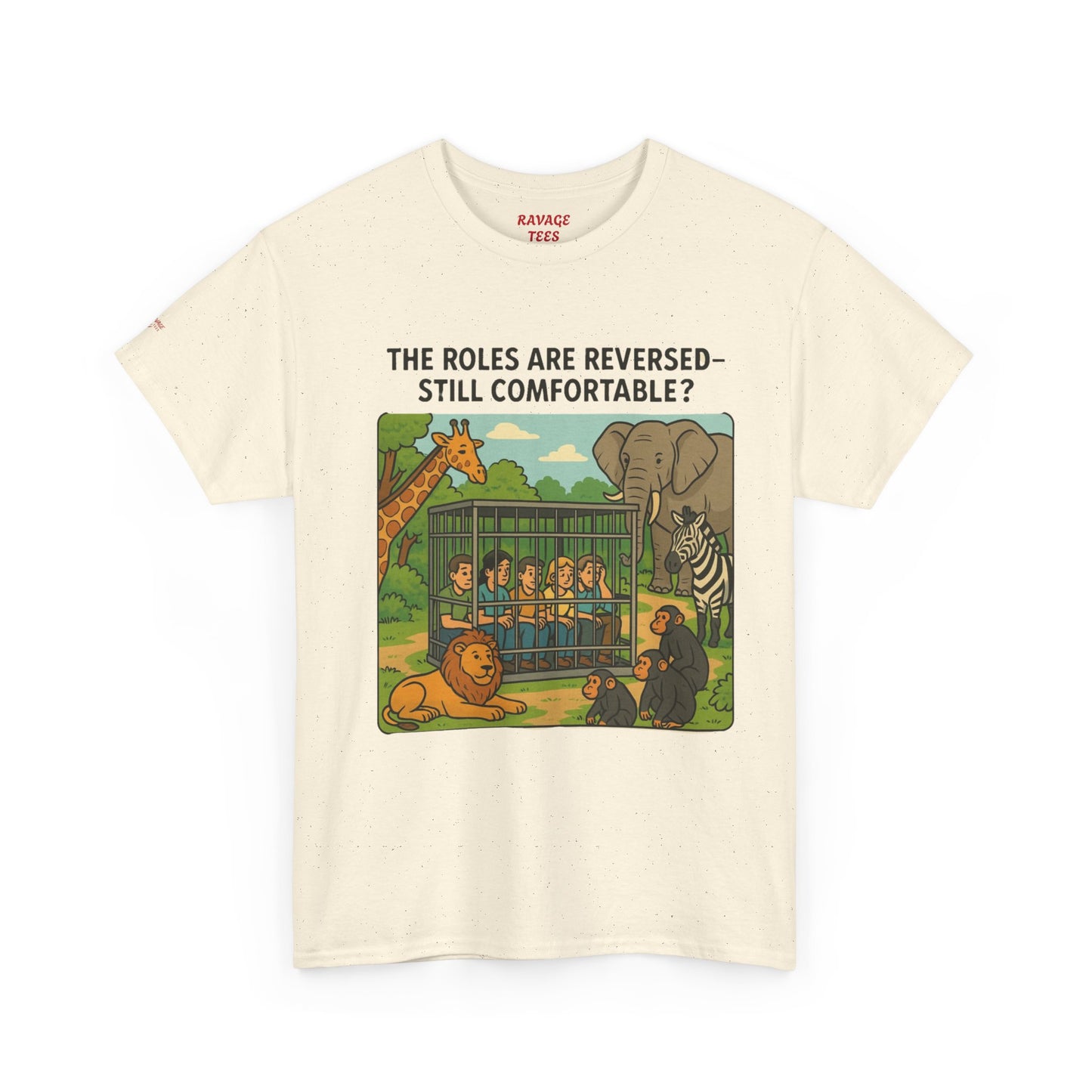 The Roles are Reversed- Are You Comfortable -Humorous Unisex Heavy Cotton Tee