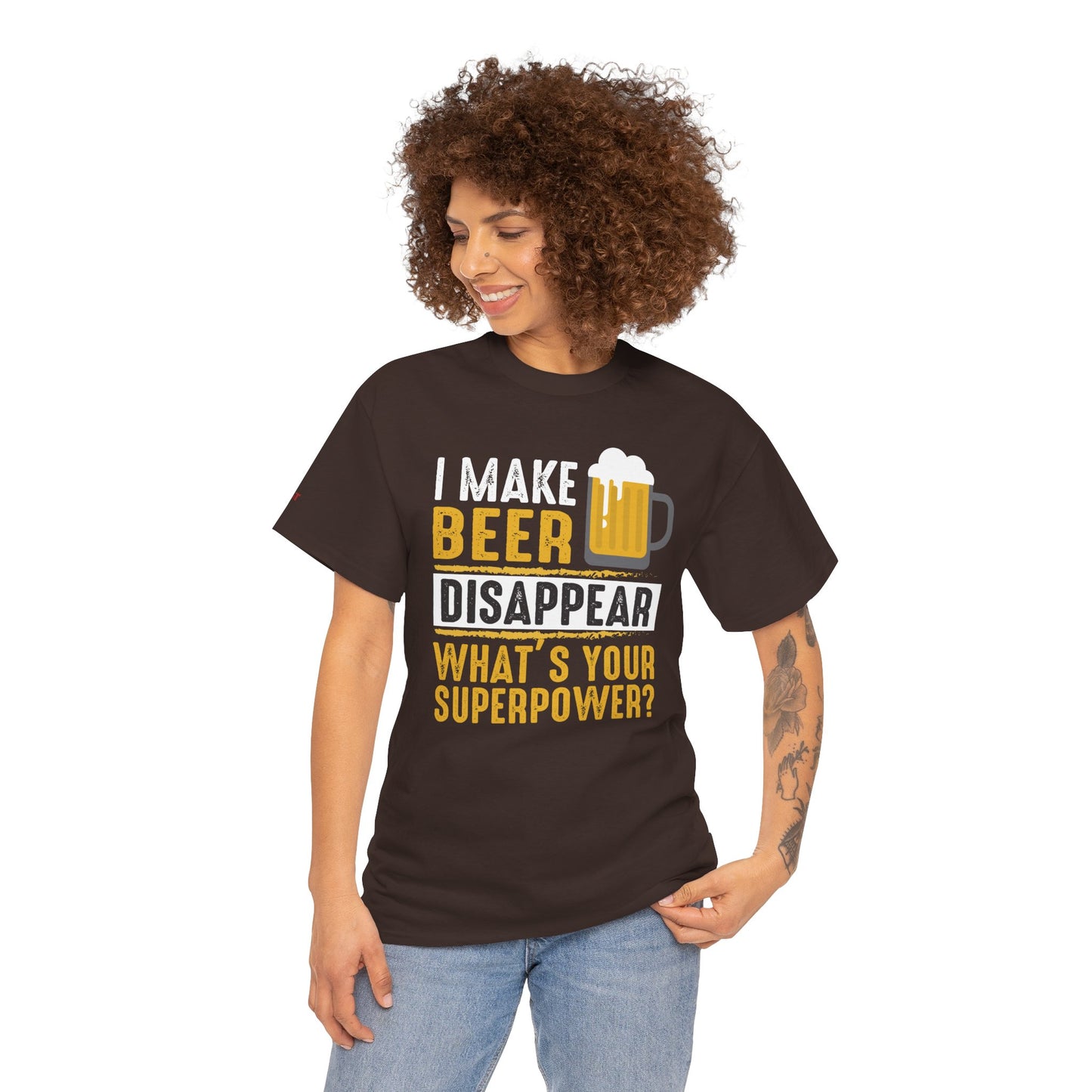 Unisex Beer Superpower Tee | Funny T-Shirt for Beer Lovers